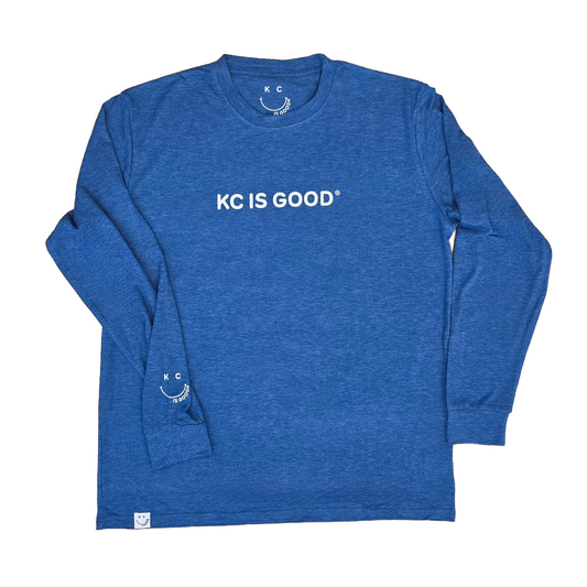 Long Sleeve with KC is Good® Feel Good Fiber Technology.